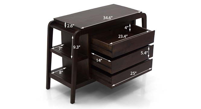 Salvic Chest Of Drawers(Walnut)